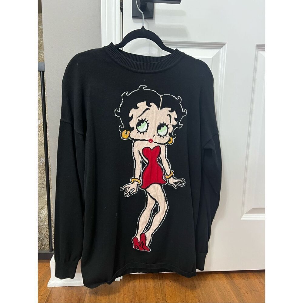 Dolls kill x betty boop oversized sweater